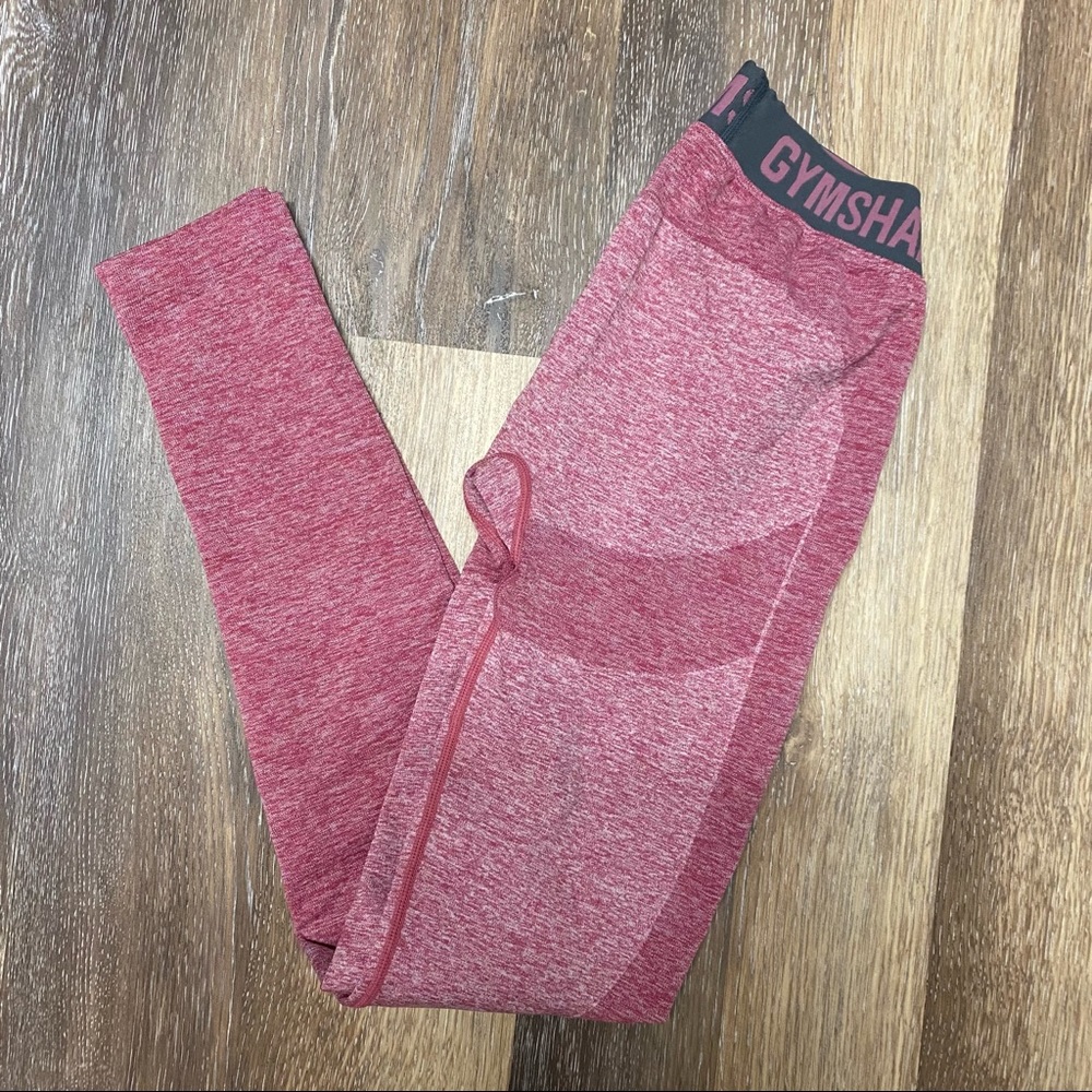 🦈Gymshark Pink Seamless Leggings Size Small